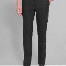AD by Arvind Black Slim Fit Trousers image 1