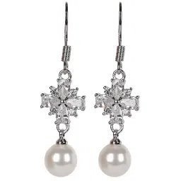 The Real Effect London 800 Silver Earrings for Women image 1