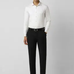 Van Heusen Black Regular Fit Trousers image 5