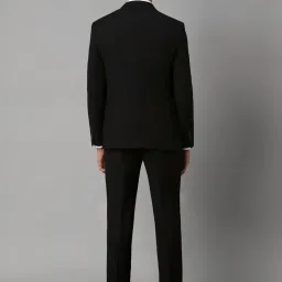 Louis Philippe Black Slim Fit Two Piece Suits image 2