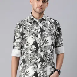 DEZANO Men Comfort Floral Printed Casual Shirt-picture-19