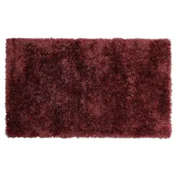 Saral Home Modern Maroon Polyester Carpet - Set of 1 image 2