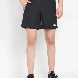 adidas Black Regular Fit Sports Shorts image 1