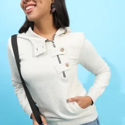 Campus Sutra Grey Cotton Jacket image 1