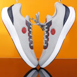 Bacca Bucci Men's PERFORM Light Grey Running Shoes image 1