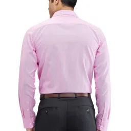 Park Avenue Violet Slim Fit Self Pattern Shirt image 2