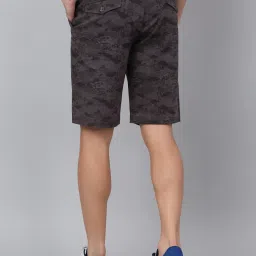 Cantabil Grey Regular Fit Printed Shorts image 2