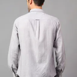Cantabil Grey Regular Fit Texture Shirt image 2
