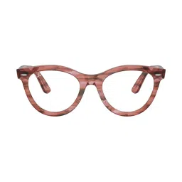 Ray-Ban Pink Oval Unisex Eye Frames image 2