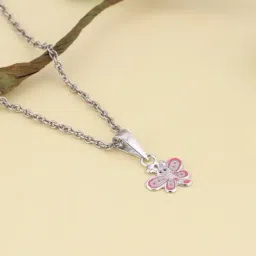 GIVA 92.5 Sterling Silver Fairy Dragonfly Kids Pendant With Link Chain-picture-20