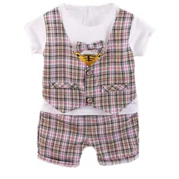 Bold N Elegant Boys Printed Round Neck T-shirt With Shorts-picture-31