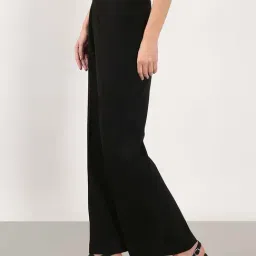 Vero Moda Black Flared Fit Trousers image 3