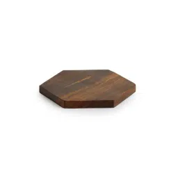 ExclusiveLane Handcrafted Coasters In Sheesham Wood (Set Of 6) image 4