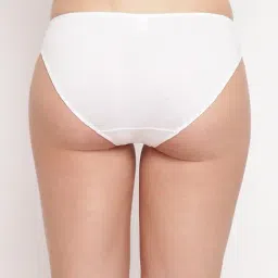 La Intimo White Comfort Fit Panties image 2