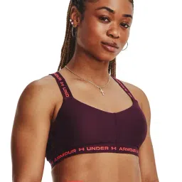 Under Armour Maroon Printed Sports Bra-picture-38