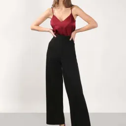 Vero Moda Black Flared Fit Trousers image 5