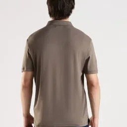 Calvin Klein Jeans Brown Cotton Regular Fit Polo T-Shirt image 2
