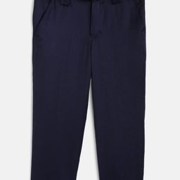 Allen Solly Junior Boys Navy Blue Regular Fit Solid Trousers-picture-12