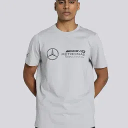 Puma Grey Cotton Regular Fit Printed T-Shirt-picture-47