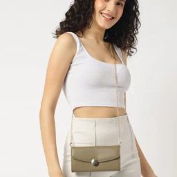 Fastrack Olive Linklet Clutch-picture-30