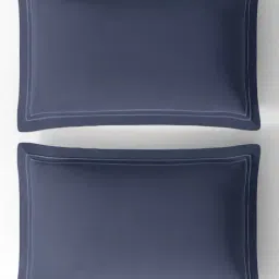 Sansaar Brown Cotton Geometric 210 TC King Flat Bedsheet with 2 Pillow Covers image 3