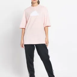 adidas Pink LOOSE Printed T-Shirt-image-62
