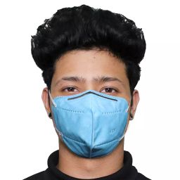 ORILEY OR-N95MS72 Universal N95 Disposable Kids Face Mask Sky blue (Pack of 10)-picture-25