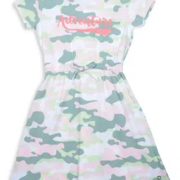 Gini & Jony Kids Pink Camouflage Dress-picture-38