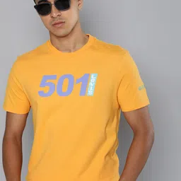 Levis Men  Pure Cotton Varsity Printed Round Neck T-shirt-image-15