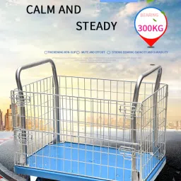 SK ENGINEERING 300-400 kg Load Capacity Plastic Transport Trolley, SK05 image 4