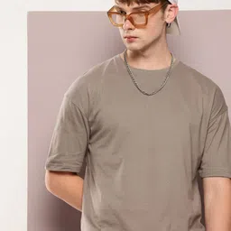 Kook N Keech Drop-Shoulder Sleeves Pure Cotton Oversized T-shirt-picture-17
