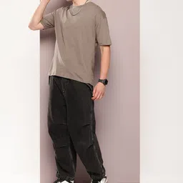 Kook N Keech Drop-Shoulder Sleeves Pure Cotton Oversized T-shirt image 4
