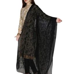 Dupatta Bazaar Black Dupatta-picture-5