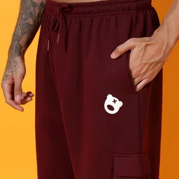 GRIFFEL Men Long Sleeves Printed Oversized Fit Tracksuits image 3