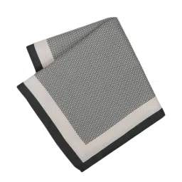 Peter England Grey Printed Pocket Square-picture-16