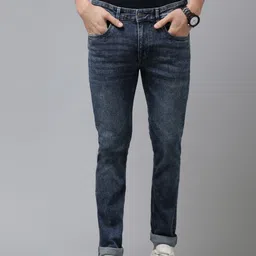 U.S. Polo Assn. Denim Co. Men Blue Skinny Fit Heavy Fade Stretchable Jeans-picture-27