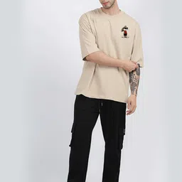 BDSQUARE Men Printed Extended Sleeves T-shirt image 3