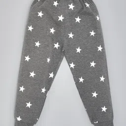 Kiwi 100% Cotton All Over Star Printed Lounge Pant - Grey-image-88