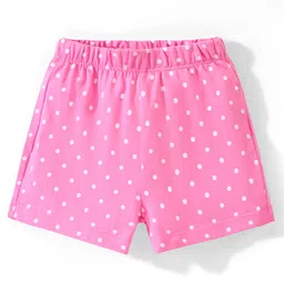 Babyhug Cotton Knit Half Sleeves Night Suit With Ice Cream Print - Yellow & Pink image 4