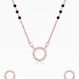 GIVA 925 Sterling Silver Rose Gold Set for Women-image-61