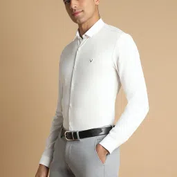 Allen Solly White Slim Fit Shirt image 2