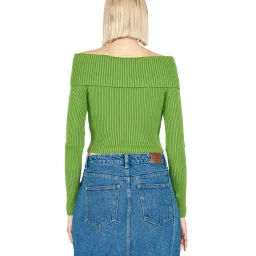 Cover Story Green Regular Fit Pullover image 2