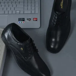 Fortune By Liberty Men's Black Derby Shoes image 1