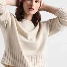 Only Cream Relaxed Fit Pullover image 1