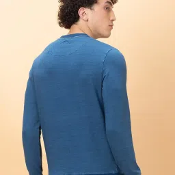 Being Human Navy Slim Fit Printed Sweatshirt image 2