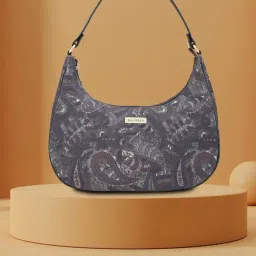 Caprese Poly Canvas Black Women Handbag-picture-44