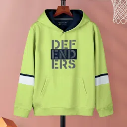 HELLCAT Kids Green Graphic Print Full Sleeves T-Shirt image 1