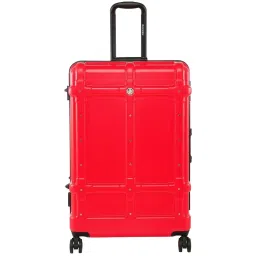NAKURU Quantum Quest Red Textured Hard Large Trolley Bag -29 cm image 1