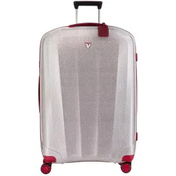 Roncato Red & White Printed Hard Large Trolley Bag -30 cm image 1