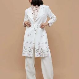 Code by Lifestyle White Floral Print Jacket-picture-12